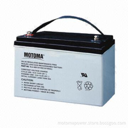 12V 100Ah Sealed Lead-acid Battery for Solar and Wind Energy System